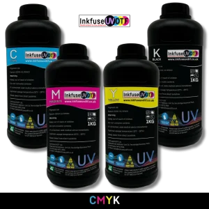 InkfuseUVDTF CMYK Inks