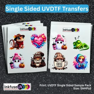 UVDTF Single Sided Transfer Samples