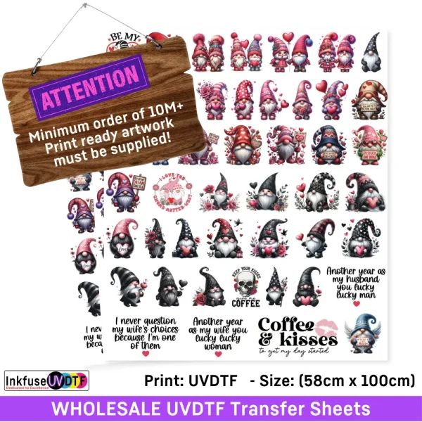 Wholesale UVDTF 1 Meter Transfers